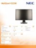 Monitor 22 E223W bk W-LED DVI, 5ms czarny